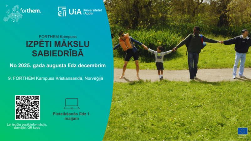 9. FORTHEM kampusā aicina atklāt mākslas un kultūras nozīmīgo lomu 