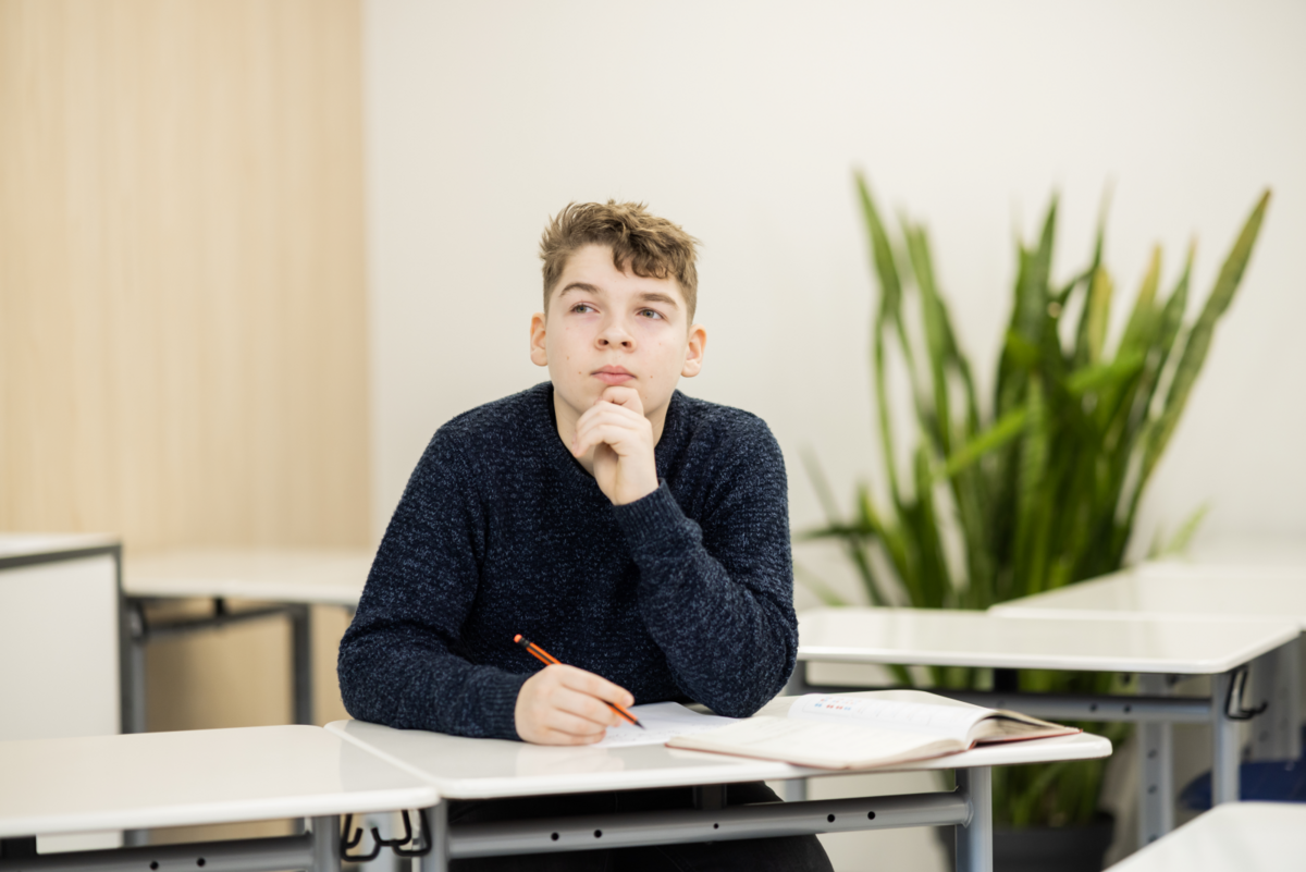 Skolēns Artūrs. Foto: (c) "Mācītspēks" arhīvs.