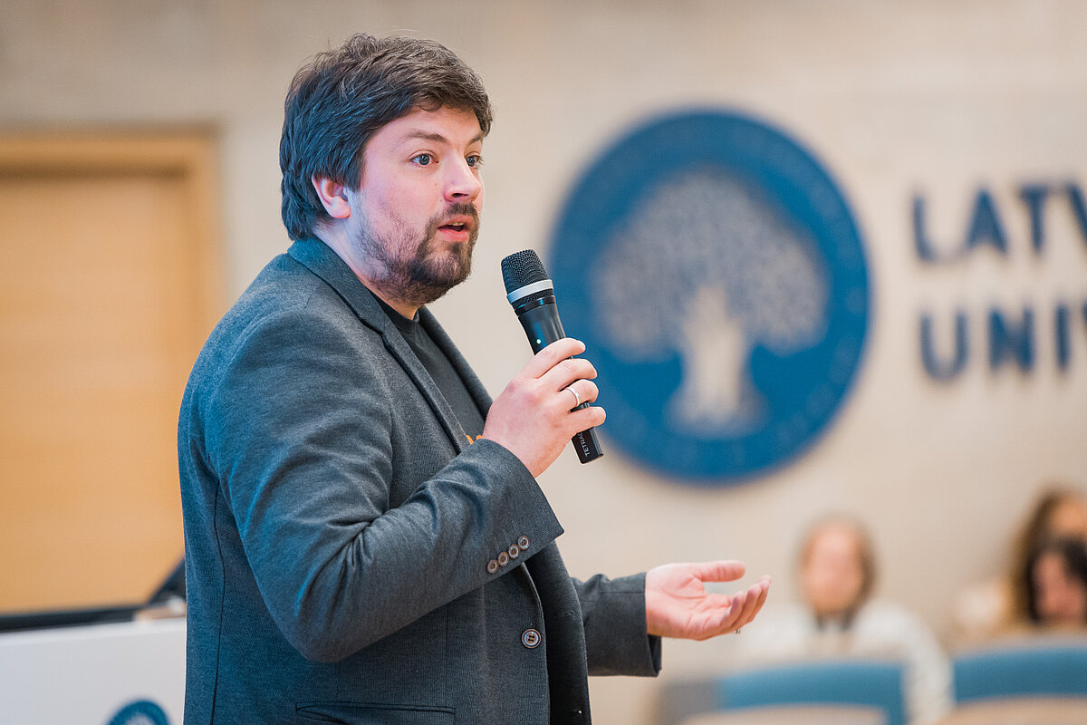 LU zinātņu prorektors Guntars Kitenbergs.
Foto: Toms Grīnbergs, Latvijas Universitāte