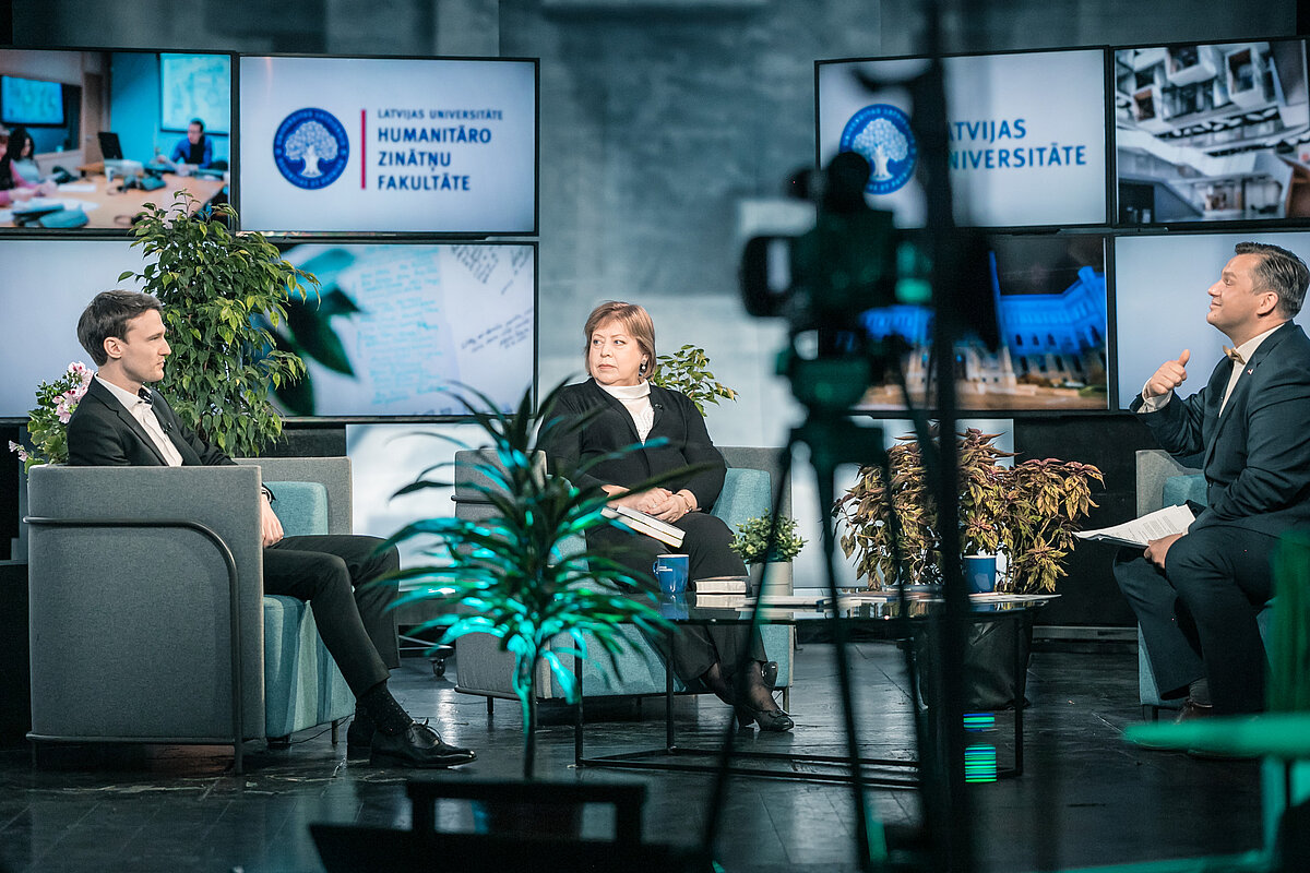 Raidījums "Izvēlies panākumus" 2019. gadā.
© Foto: Toms Grīnbergs, Latvijas Universitātes Komunikācijas un inovāciju departaments