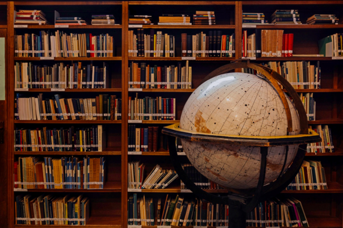 Photo: University of Latvia celestial globe.