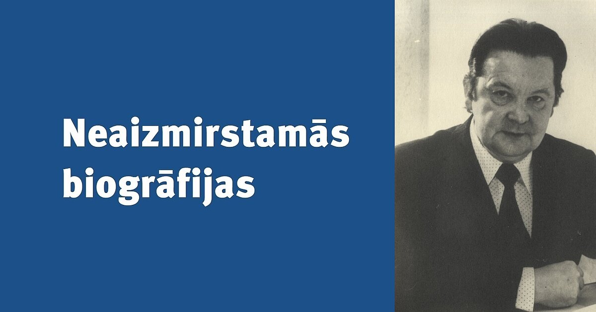 V. Langenfelds. 1970. gadi. Foto: no LU Muzeja krājuma V. Langenfelds. 1970. gadi. Foto: no LU Muzeja krājuma