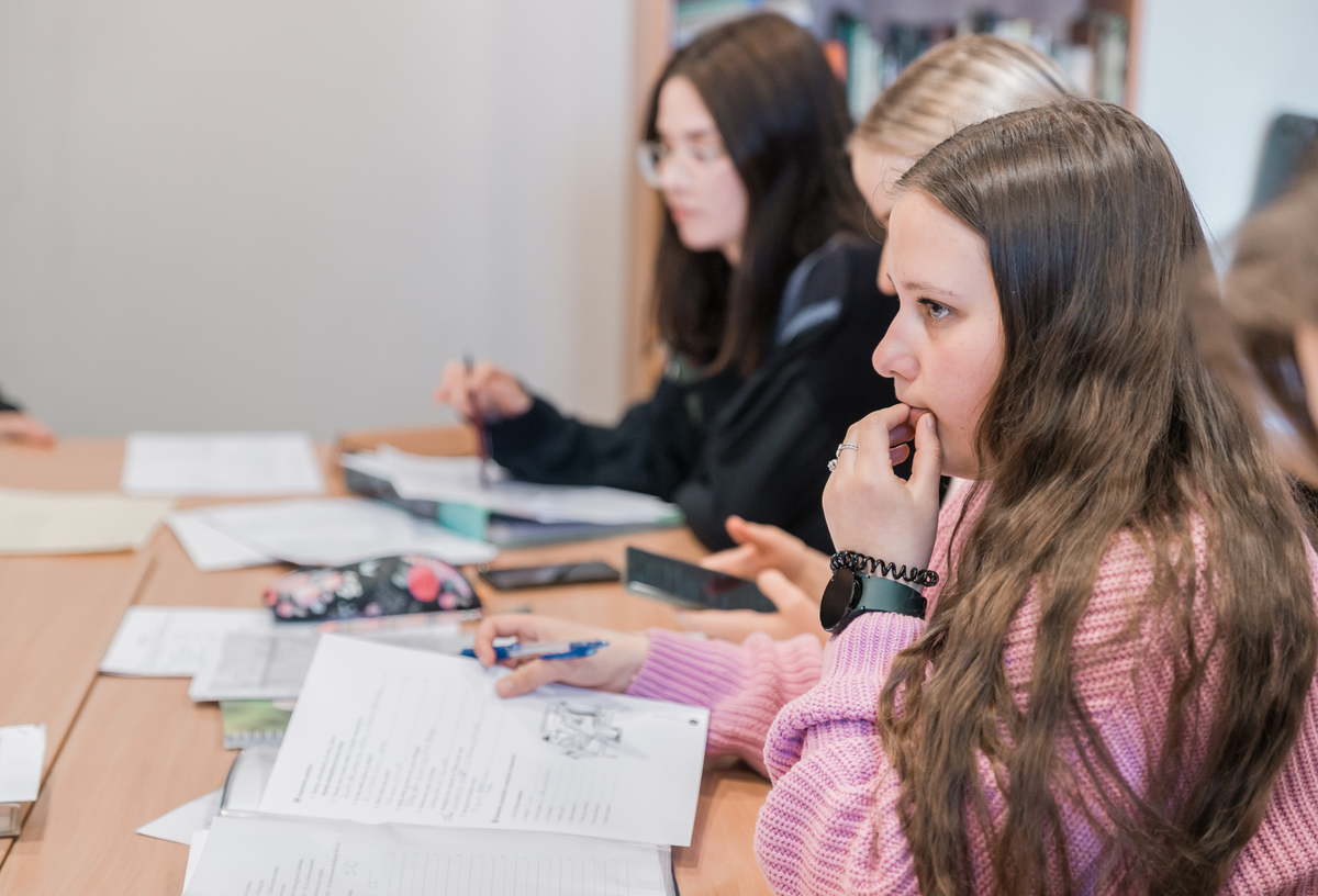 BSP "Latvistika" studenti mācību procesā