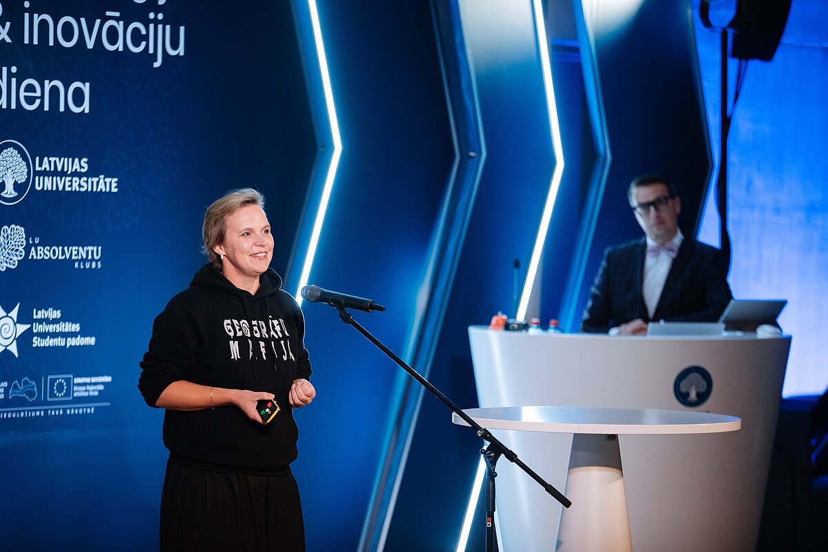 LU Ģeogrāfijas un Zemes zinātņu fakultātes Ģeogrāfijas nodaļasvadošā pētniece Gunta Kalvāne. © Foto: Gatis Orlickis, Baltic Pictures photo agency