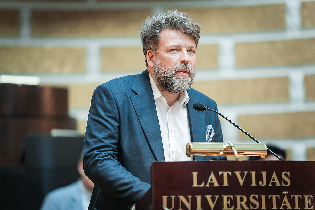 LU tenūrprofesors Raivis Bičevskis.
Foto: Toms Grīnbergs, Latvijas Universitāte.