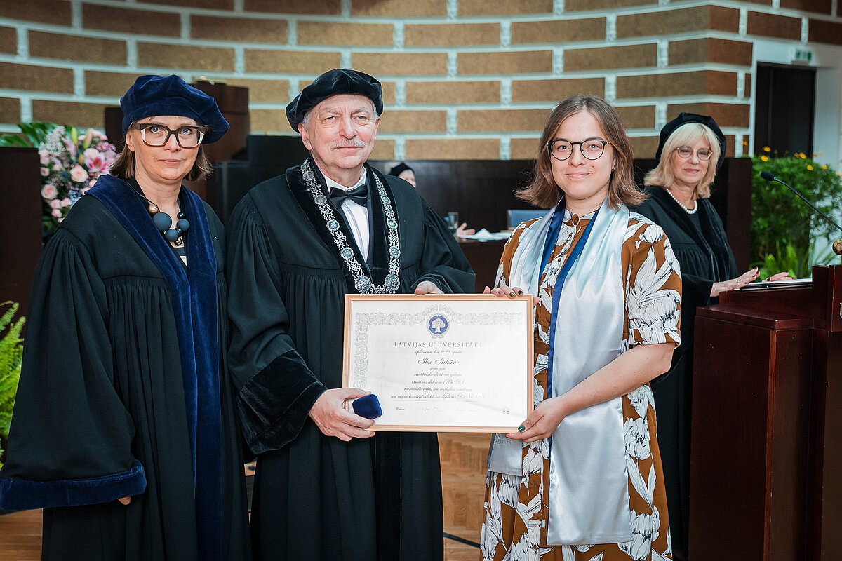 LU svinīgā Senāta sēde. Foto: Toms Grīnbergs, LU Komunikācijas departaments.