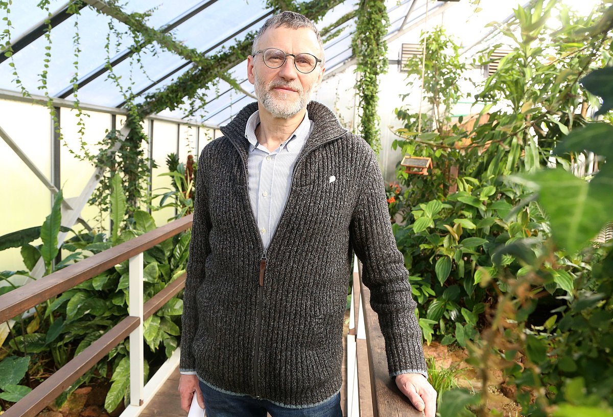 LU Botāniskā dārza direktors Uldis Kondratovičs. Foto: Paula Čurkste/LETA.
