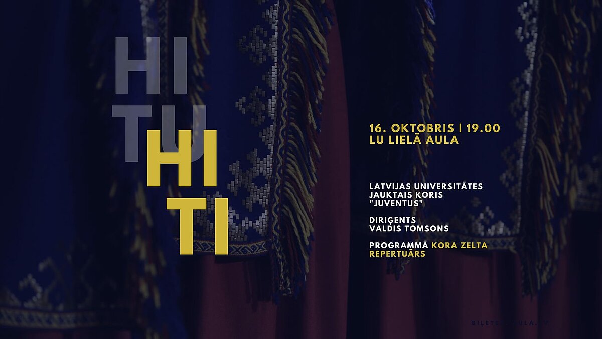 LU jauktais koris "Juventus" aicina uz koncertu "Hitu hiti"