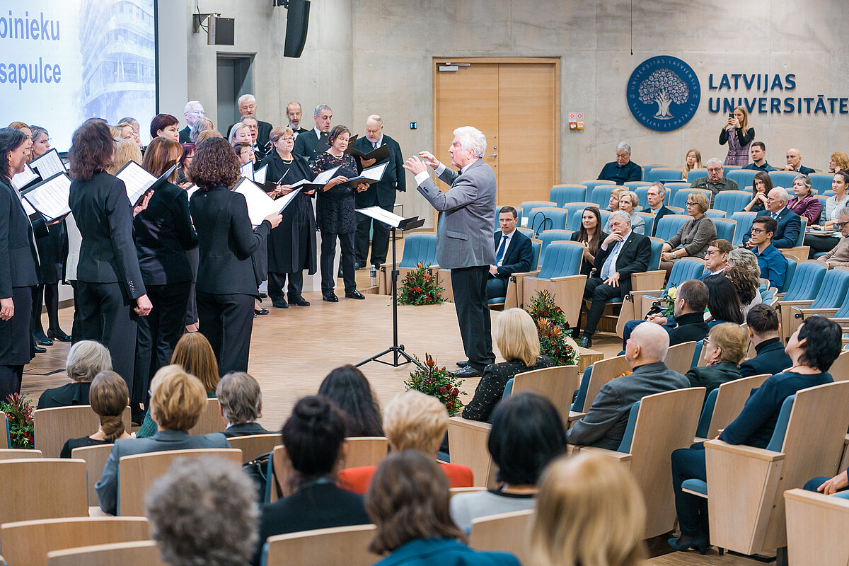 LU darbinieku kopsapulce. © Foto: Toms Grīnbergs, Latvijas Universitātes Komunikācijas departaments