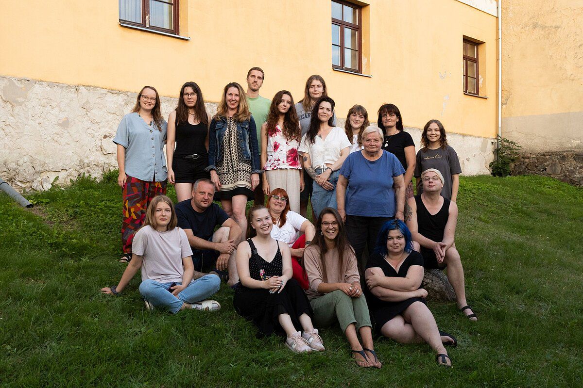 BSP "Latvistika" studenti kopā ar LU doktorantiem un mācībspēkiem ekspedīcijā Dienvidkurzemē.