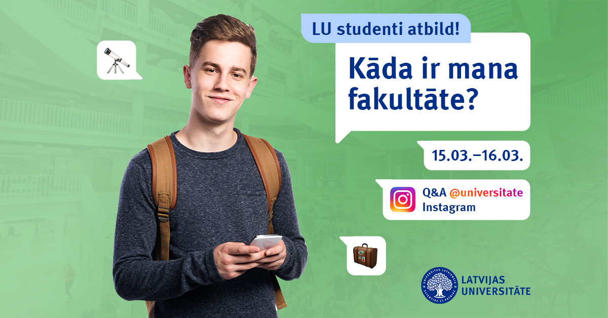 Uzdod sev interesējošos jautājumus par fakultātēm!