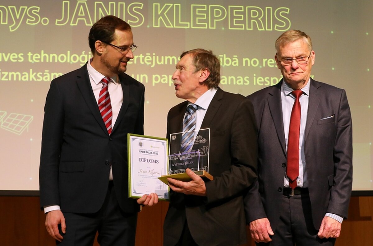 Vidū - Jānis Kleperis. Foto: Latvenergo.lv