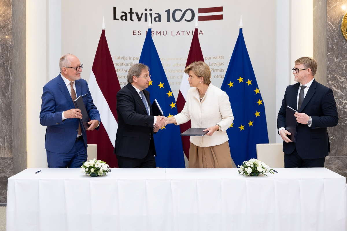 Foto: Laura Celmiņa, Ārlietu ministrija Rīgas Stradiņa universitātes rektors, ārlietu ministre, Latvijas Universitātes rektors un Rīgas Tehniskās universitātes rektors